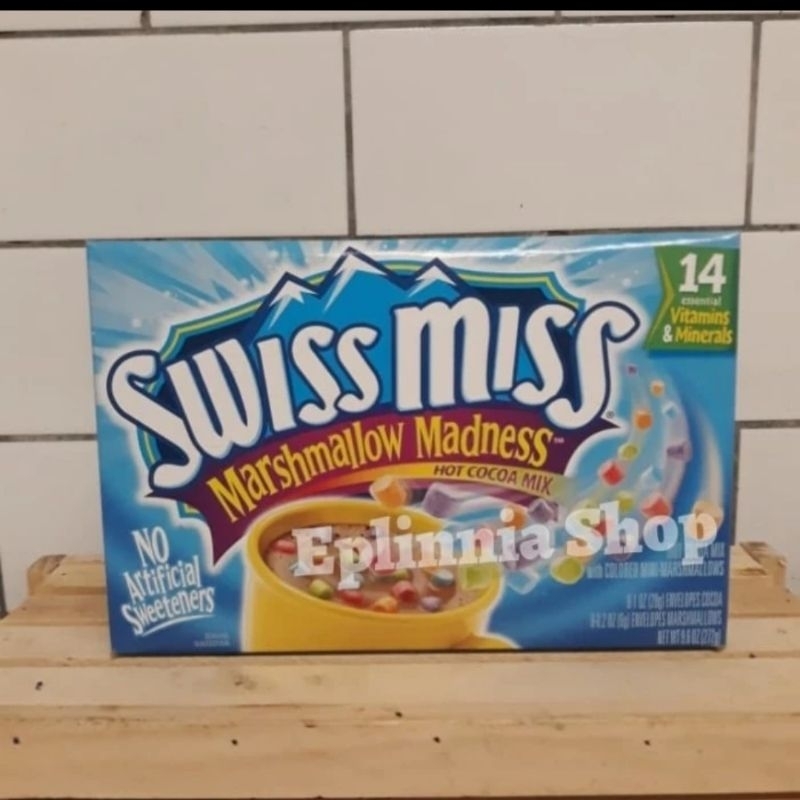 

Swiss Miss Marshmallow Madness Hot Cocoa Mix No Artificial Sweeteners 272 gr