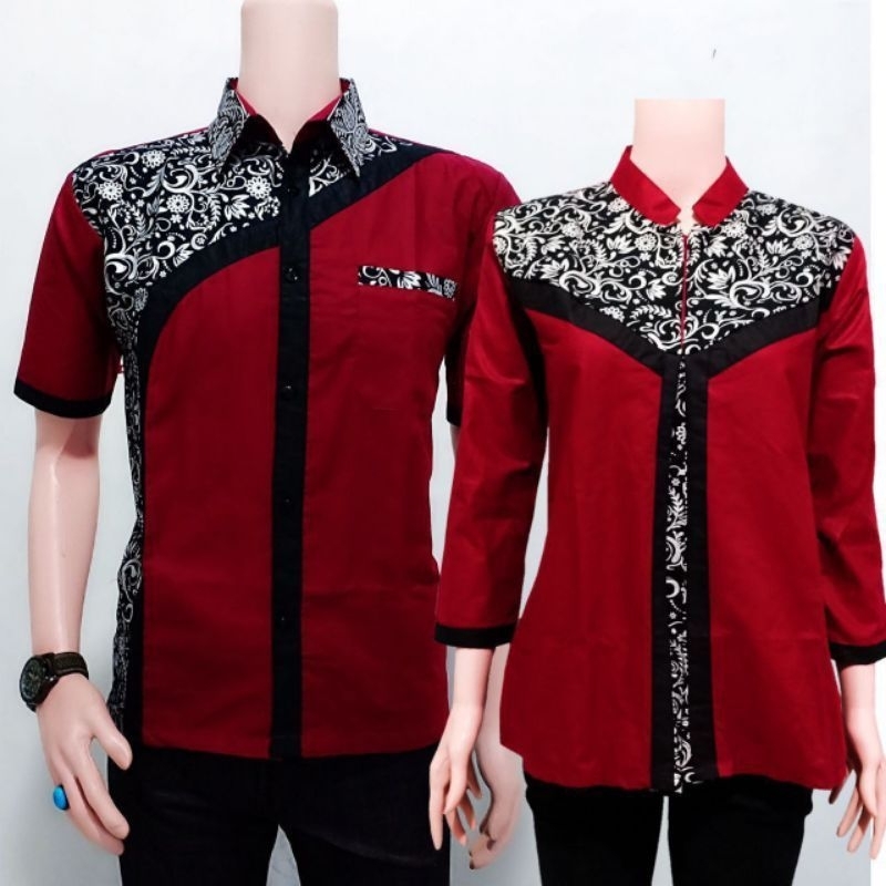 KEMEJA BATIK PRIA BLOUSE BATIK SERAGAM KANTOR/SERAGAM KERJA/SERAGAM HOTEL/SERAGAM PABRIK/seragam kan