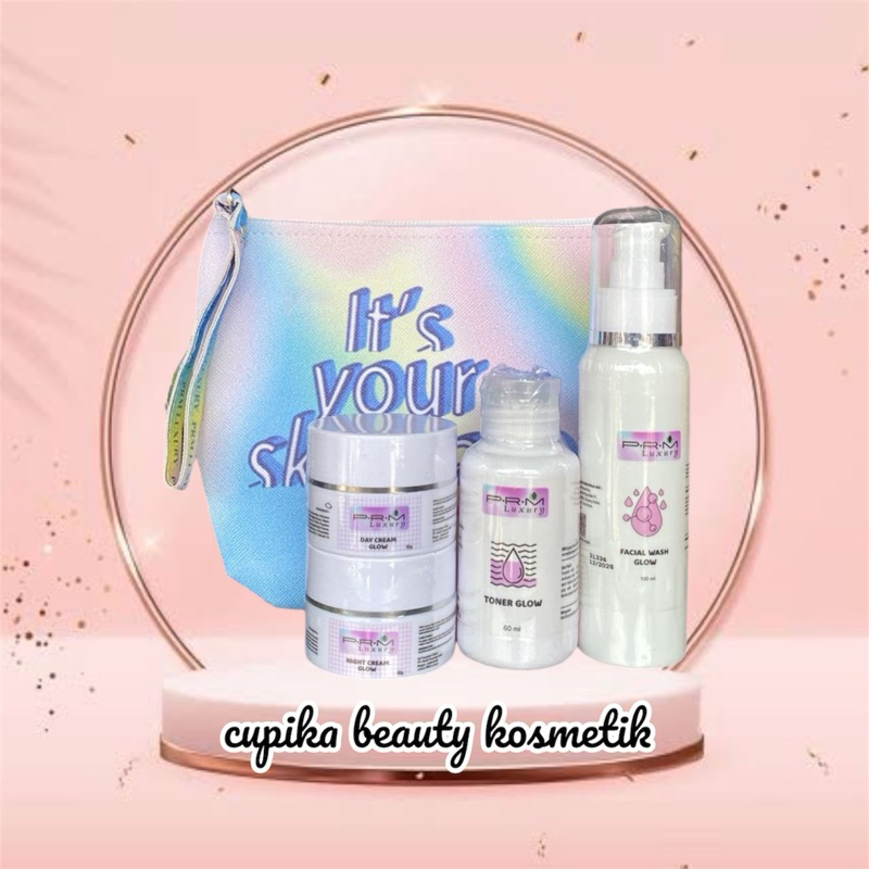 ada grosir [bk] PRM PAKET SKINCARE LUXURY - PRM GLOW ACNE FLEK SKINCARE