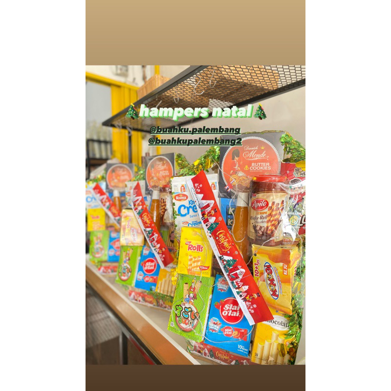 

hampers natal snack