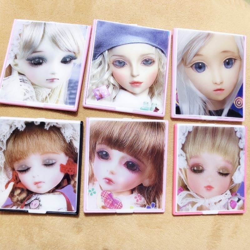 Cermin Mini Kotak Cermin Cantik Cermin Lucu Kecil Cermin Saku