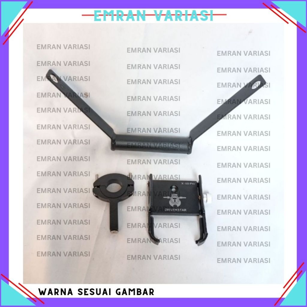 PAKET HOLDER HP BREKET BRACKET GPS HOLDER HP MOTOR CBR 150 COVER STANG HOLDER LOGAM