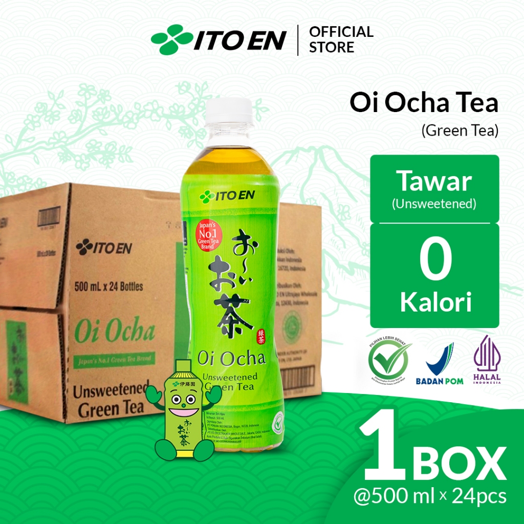 

ITO EN Oi Ocha Green Tea No Sugar 500ml isi 24 pcs