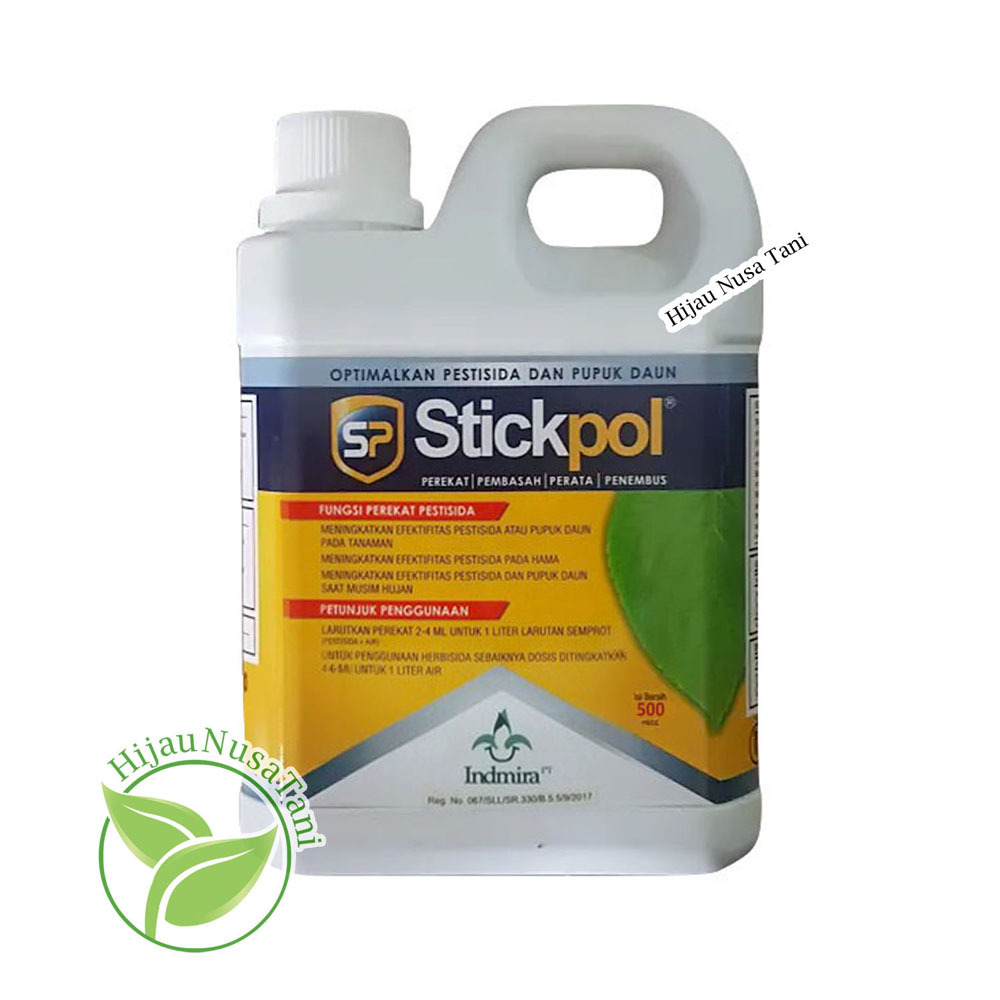 Perekat STICKPOL 500ml - Perekat Perata Penembus Insektisida Pestisida dan Pupuk Tanaman 500 ml stic