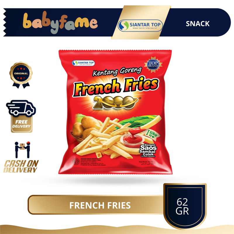 

FRENCH FRIES | 62 GR | SNACK