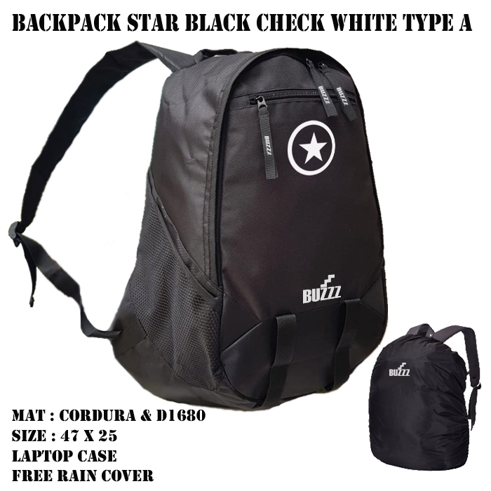 Ransel Laptop Bahan D1680 dan Cordura dengan Raincover - Tas Punggung Multifungsi Pria Wanita
