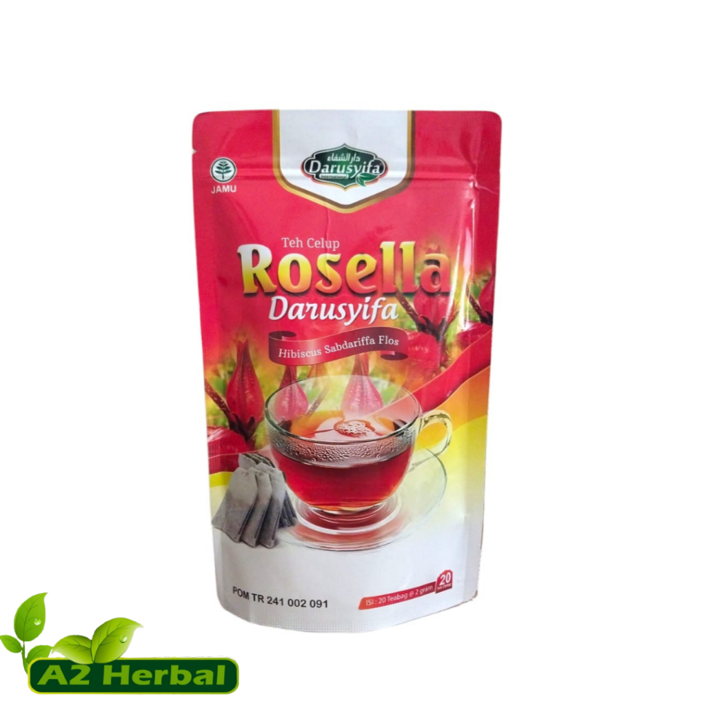 

BEST SELLER-Teh celup rosella darusyifa Original-HERBAL ALAMI | Kemasan Pouch