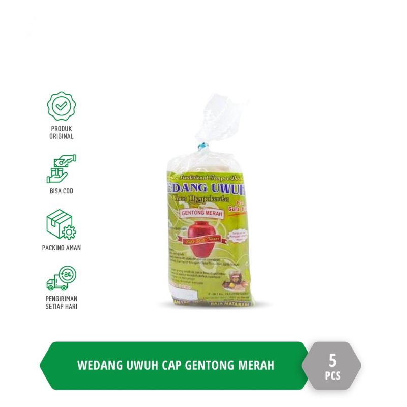 

Wedang Uwuh Minuman Tradisional Khas Djogdjakarta Cap Gentong merah Plus Gula Batu | isi 5pcs