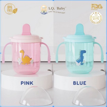 I.Q BABY Tempat Minum Anak Balita | Minum Sedotan Anak | Training cup/Botol minum/gelas plastik anak