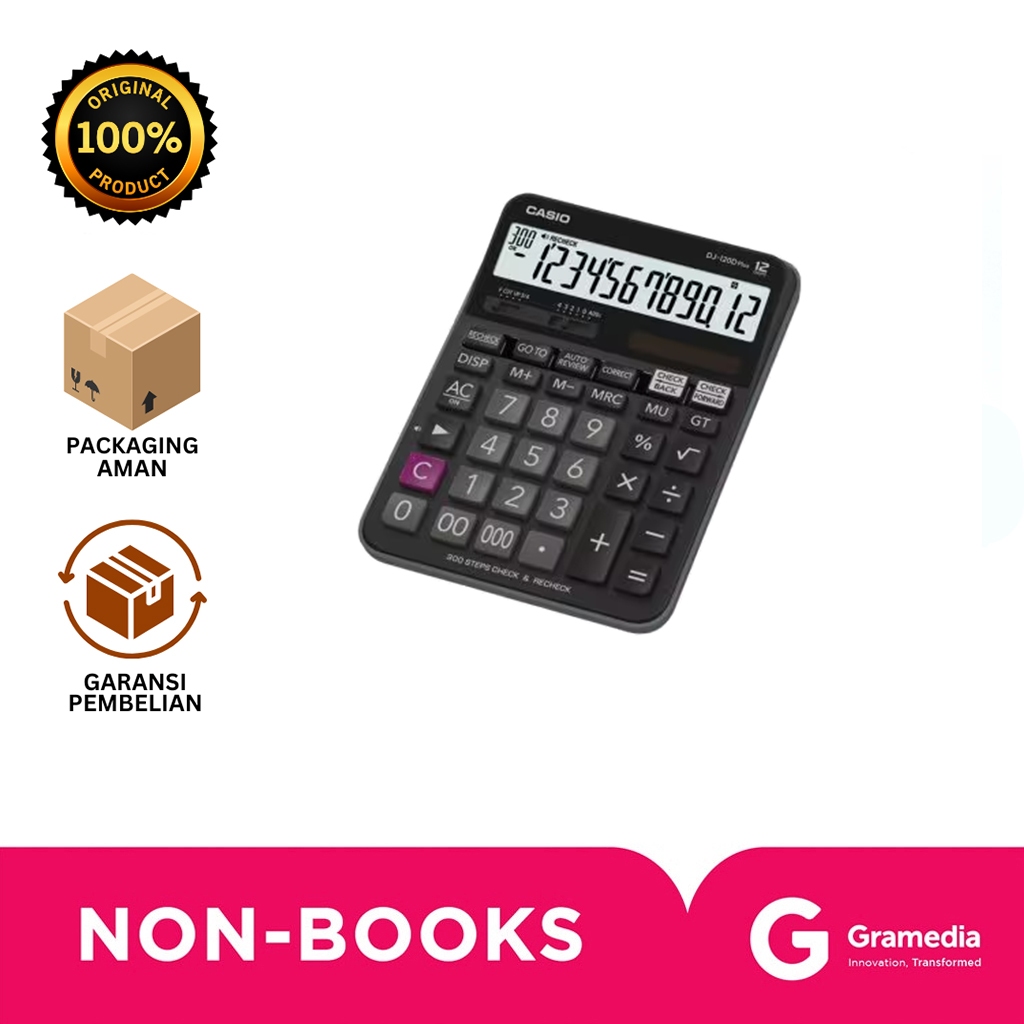 

Gramedia Bali - CASIO CALCULATOR DJ-120DPLUS