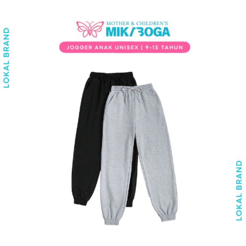 Mikaboga Sweatpants Celana Joggera Joger Trening Panjang Fashion Anak Cewek Perempuan Remaja Tanggun