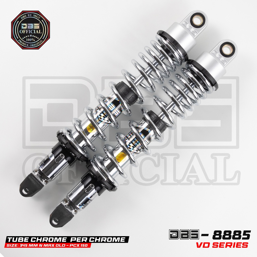 DBS 8885  Series Shock Belakang Nouvo Aerox Aerox155 NmaxNew NmaxOld Pcx150 280mm 305mm dan 345mm