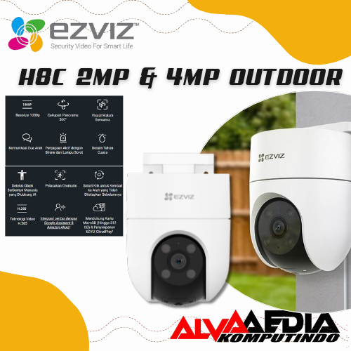 CAMERA EZVIZ WIRELESS H8C 2MP & 4MP Outdoor | CCTV EZVIZ WIRELESS  2MP & 4MP Outdoor