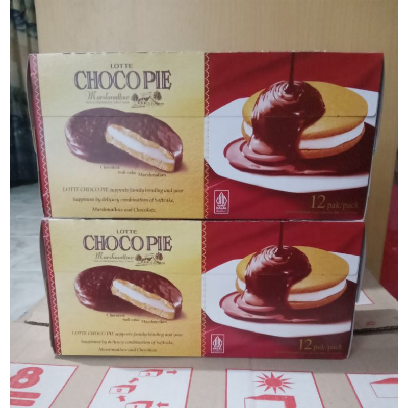 

Lotte Chocolate Pie 1Rasa Chocolate kotak besar isi 12pcs