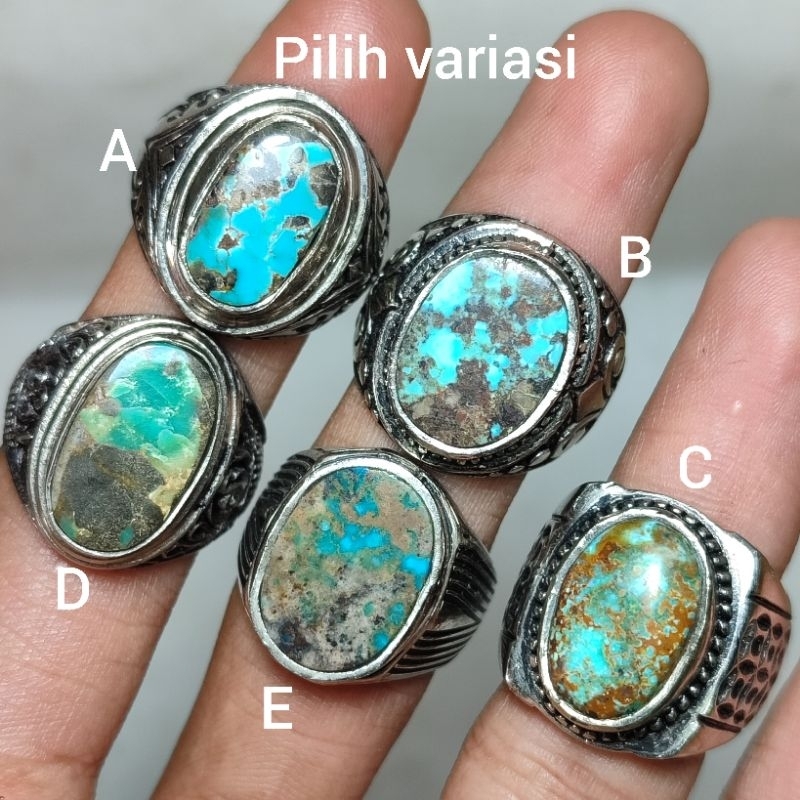 Natural batu pirus persia asli 1000% bergaransi / batu virus persia / batu akik virus persia