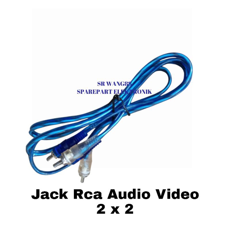 Kabel Jack Rca 2x2 / Jack Speaker Dvd / Kabel Jack