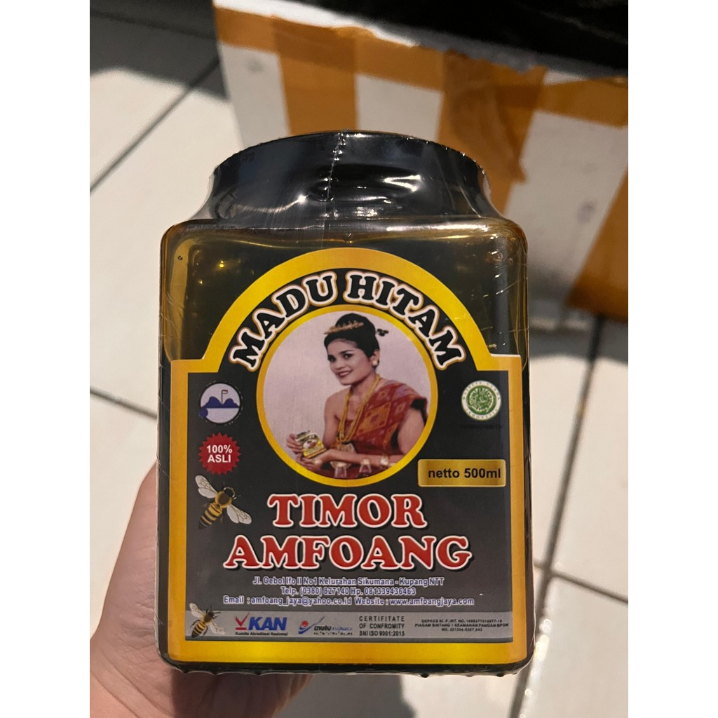 

Madu Hitam Timor Amfoang 500 ml Madu Asli 100% Tanpa Campuran