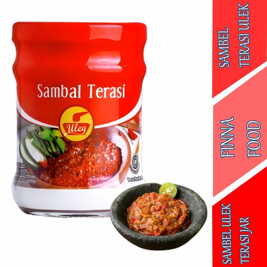 

Sambal Uleg Finna - Finna Food - Sambal Terasi Uleg - 190gr