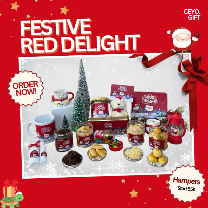 

✨Festive Red Delight Christmas Hampers 1-4✨