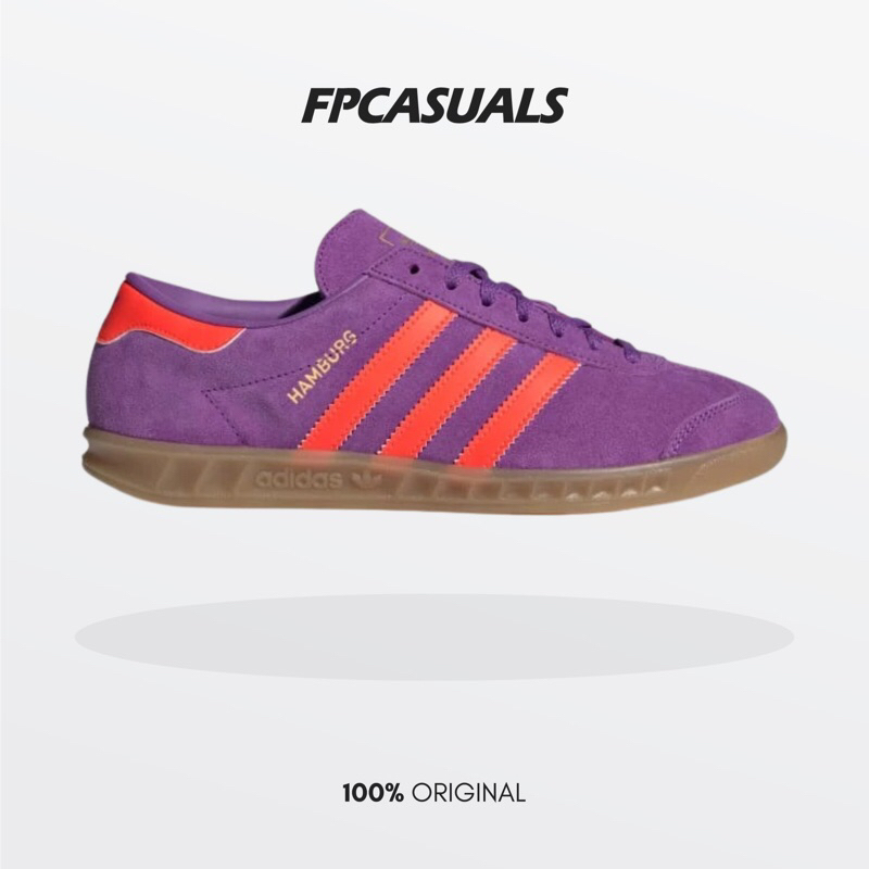 Adidas Hamburg Active Purple Solar Red Gold Metallic BNIB Original Resmi JS0679