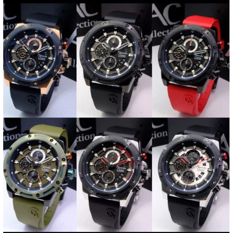 JAM TANGAN PRIA ALEXANDRE CHRISTIE 6506/ AC 6506MC/ 6506 ORIGINAL