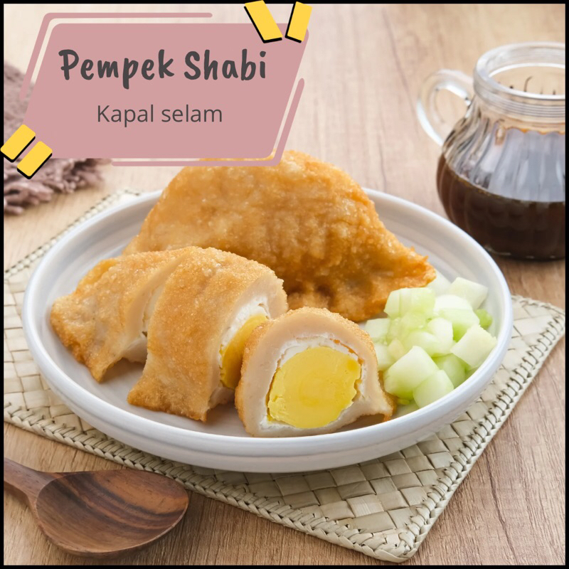 

Pempek Kapal Selam isi 7, frozen food