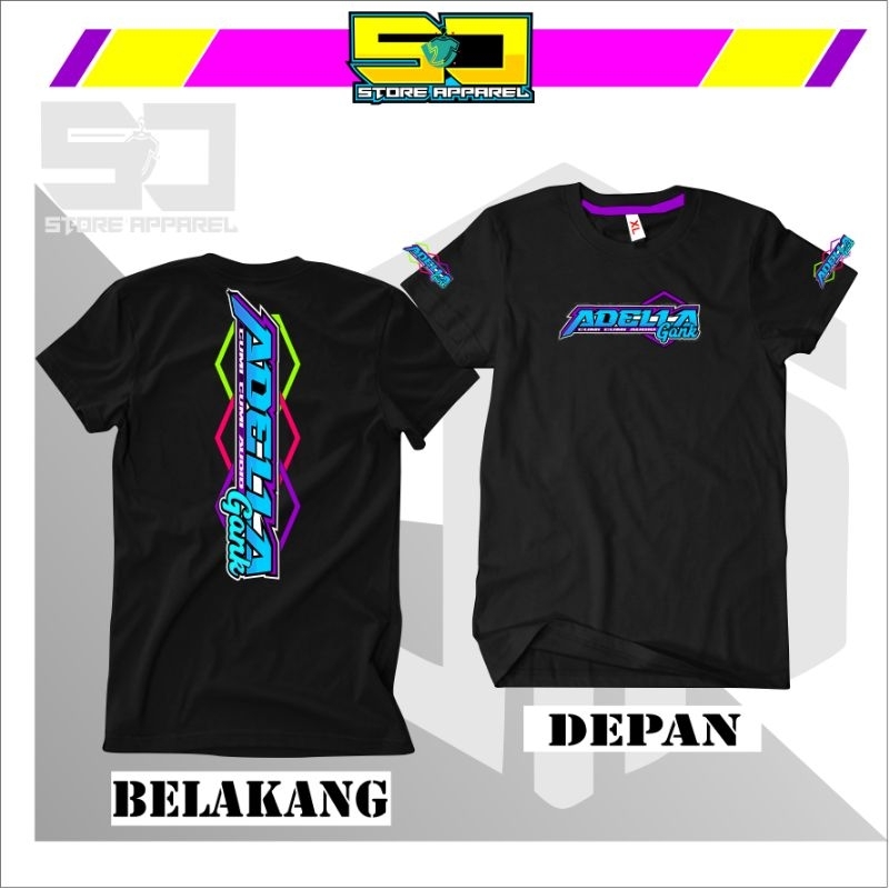 SCApparel - Kaos Adella Music X Cumicumi Audio - Kaos Dangdut Jawa Timur - Free Stiker Gloosy Adella