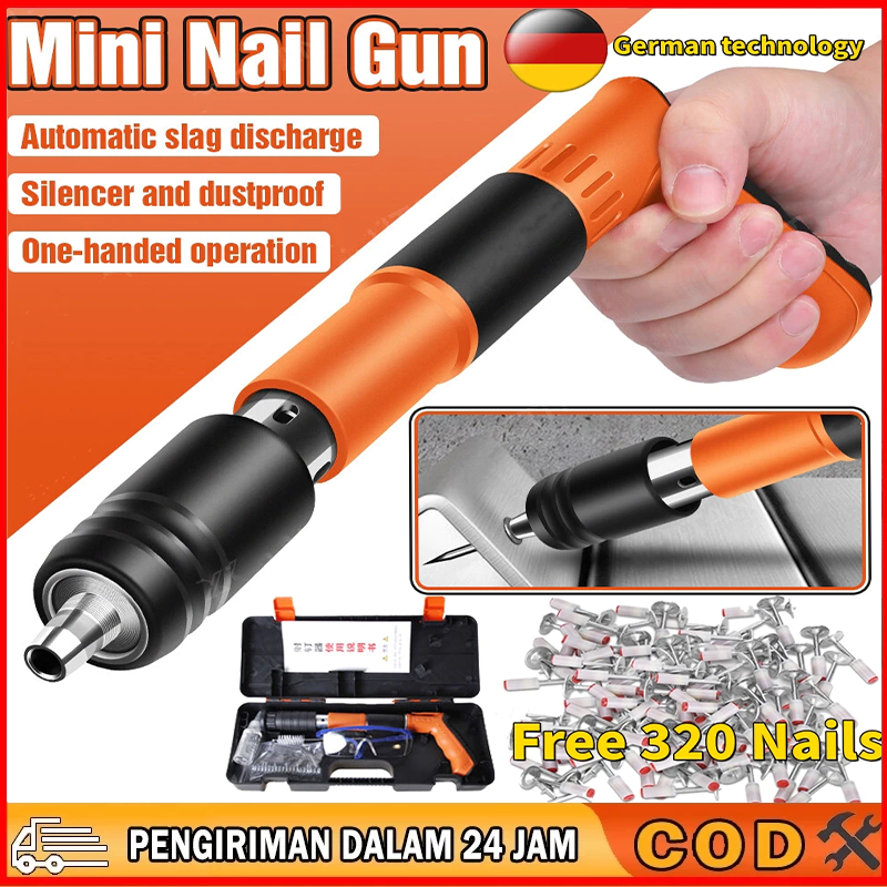 COD Pistol Paku/Pistol Pengencang/Mesin Paku Beton/Alat Pelubang Alat Paku Dinding Alat Paku Dinding