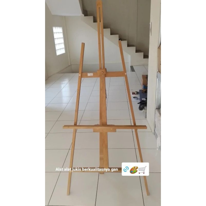 

WOODEN EASEL/TRINITY STAND/ PENYANGGA UNTUK MELUKIS CANVAS