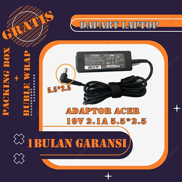 Adaptor Charger Laptop Acer Z3 Z3-451 Z3-451 19V - 2.1A