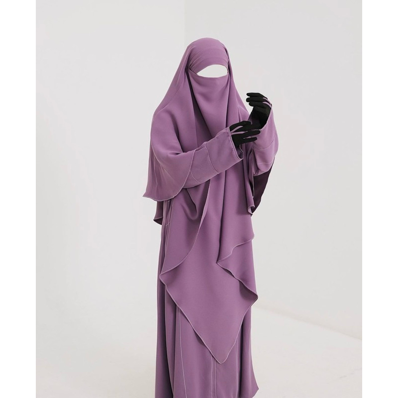 Elmadina stitch abaya