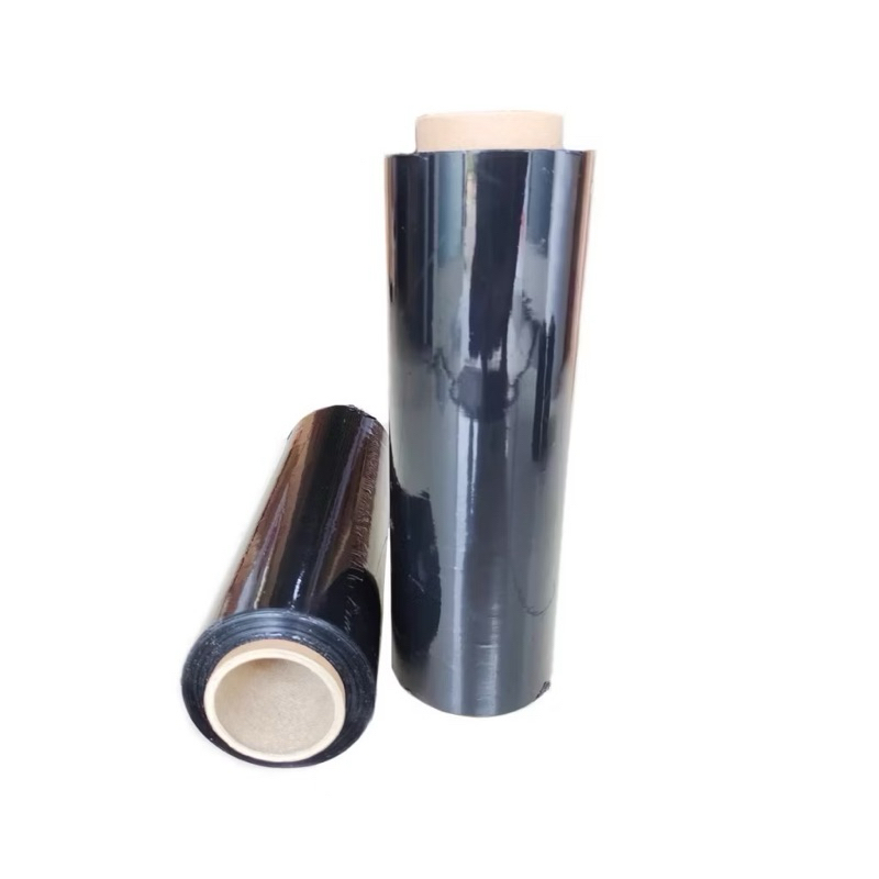 

IK6 Plastik Wrapping Hitam 20cm x 200m - Hitam Plastik Wrap Stretch Film Bagus Murah