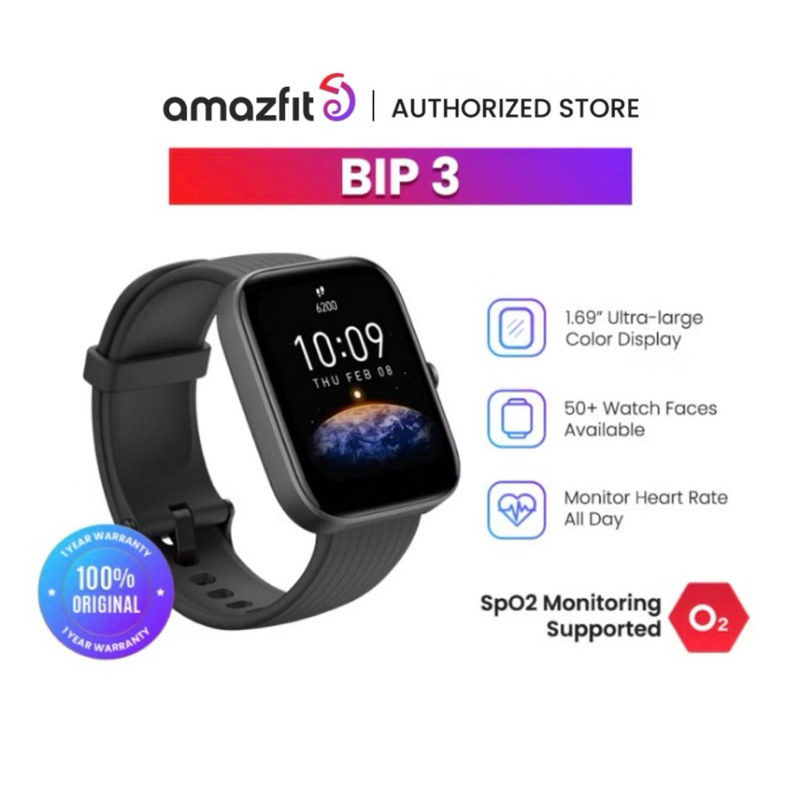 Amazfit BIP 3 Smartwatch