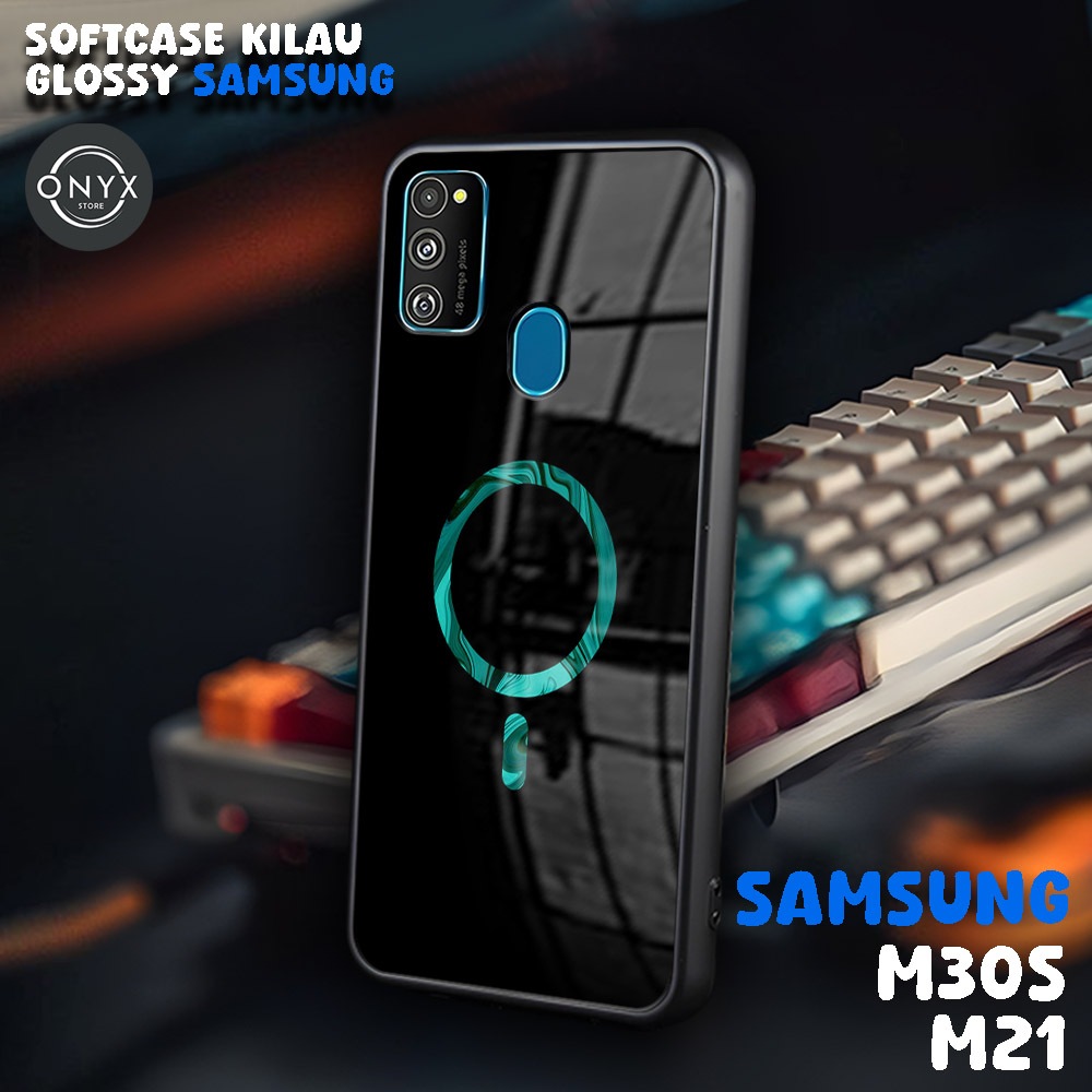 [AA14] Softcase SAMSUNG M21 | M30S | MAGSAFE | Case Samsung Keren Lucu | Casing Kilau Glossy Samsung