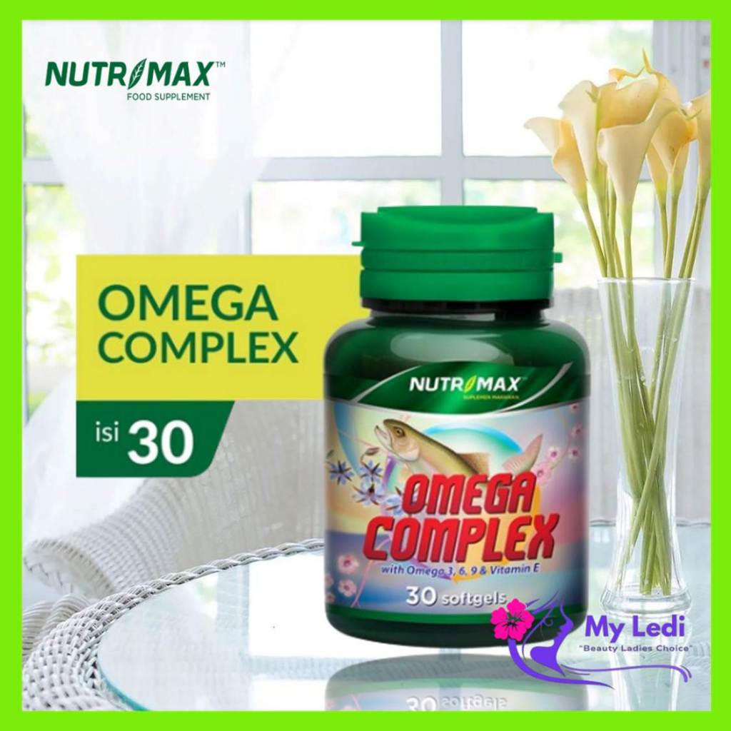 Nutrimax Omega Complex With Omega 3, 6, 9 & Vitamin E 30 Tab - Fish Oil untuk Kesehatan - MyLedi