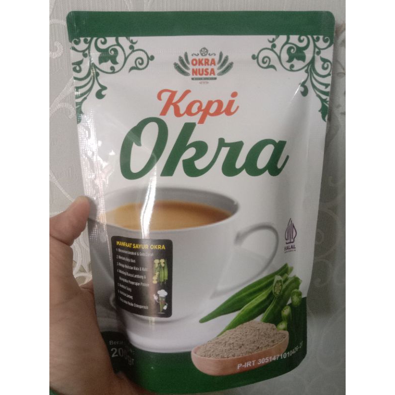 

kopi biji okra