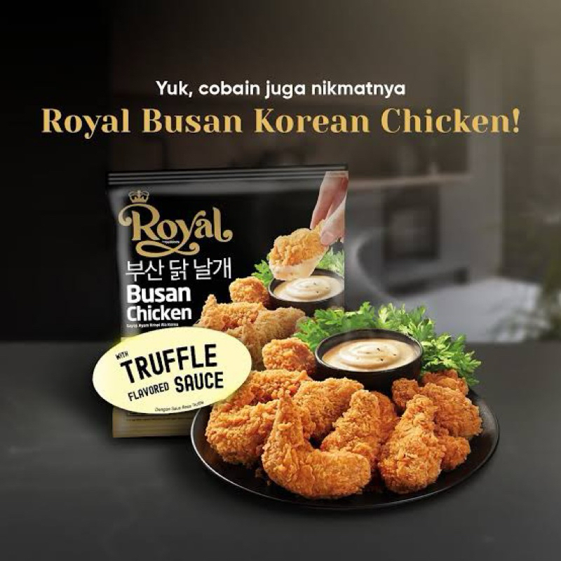 

Belfoods Royal Busan Korean Chicken Wings 200gr / Sayap Ayam Krispi Ala Korea