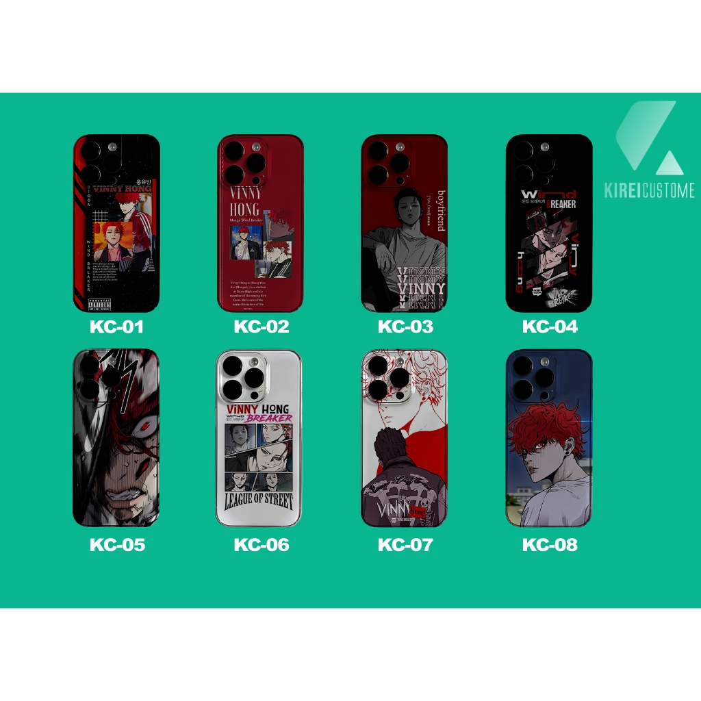CASE HP VINNY HONG MANHWA WINDBREAKER TERSEDIA UNTUK SEMUA TYPE HP