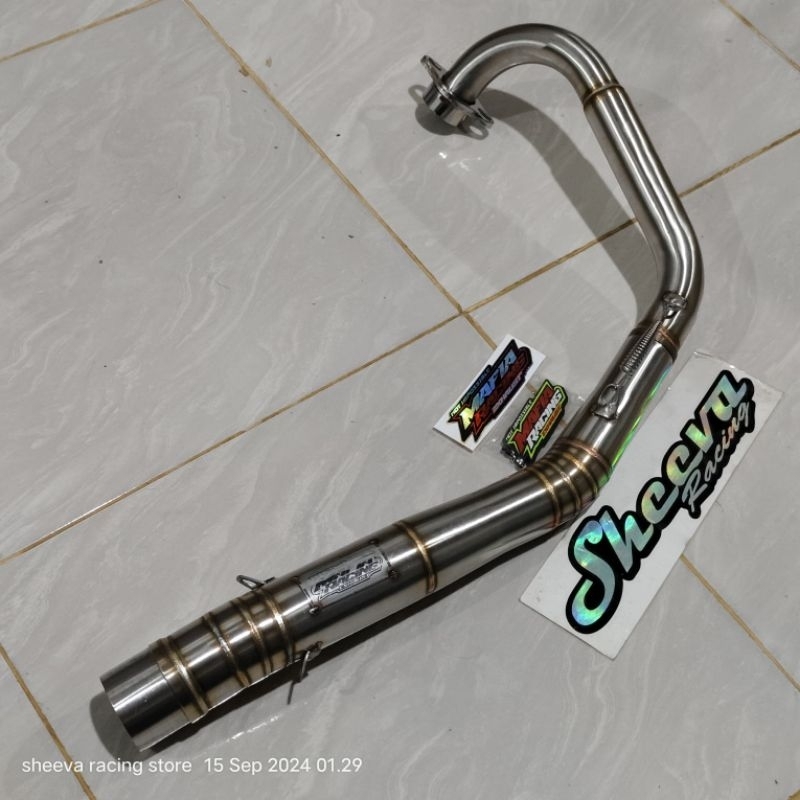 HEADER LEHERAN KNALPOT RACING MX KING UB / ROADRACE HEADER KNALPOT MAFIA RACING FOR MX KING