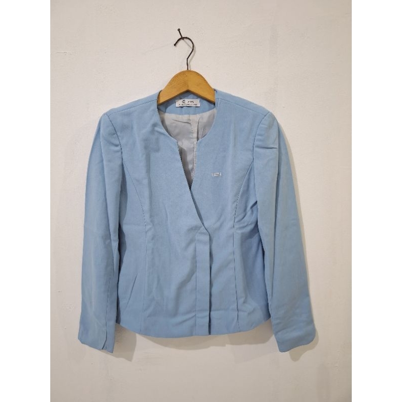 Blazer Wanita Baby Blue (PRELOVED)