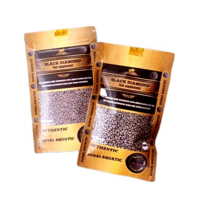 BLACK DIAMOND CHANNA FISH FOOD Makanan Ikan Chana Kontes Progress Gabus Hias Pakan Pelet Blek Bleck 