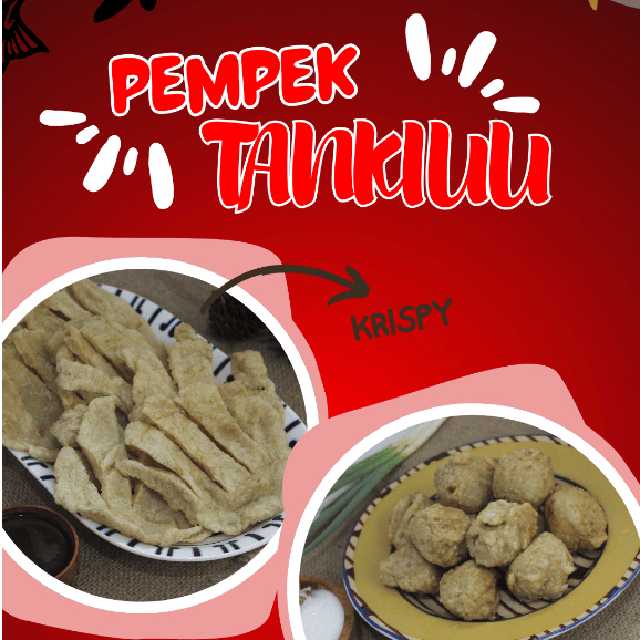 

Paket Keluarga 4 pack mix Pempek Premium Krispy Tankiuu , Pempek Ikan Tenggiri asli palembang