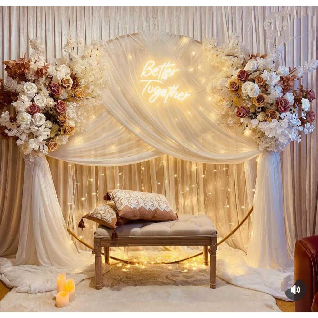 READY STOCK LINGKAR BESI REAL PICT. DEKORASI LAMARAN