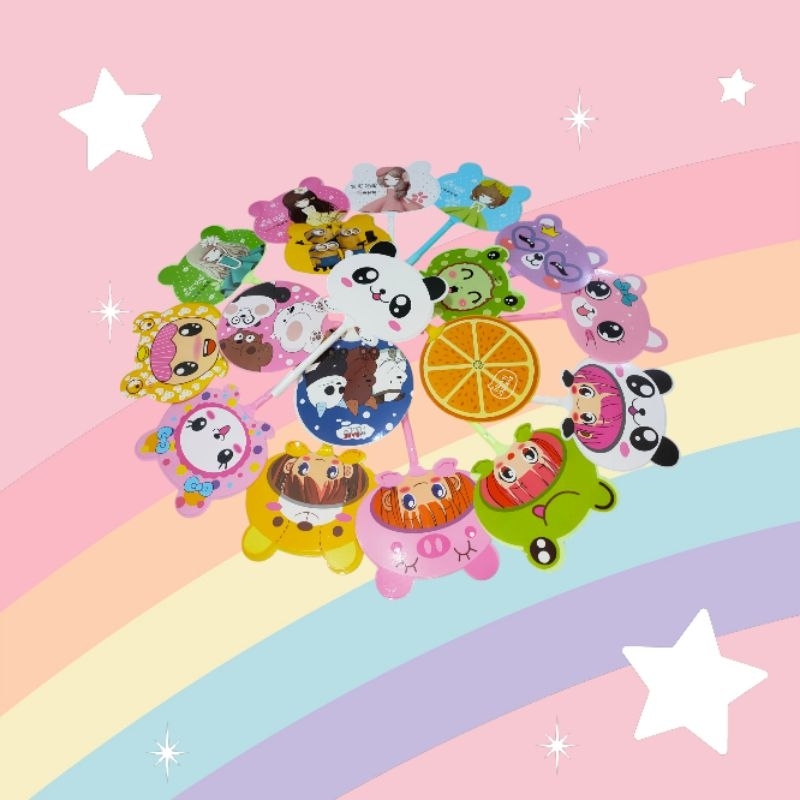 

MINKY - Pulpen Kipas Karakter Animal Lucu