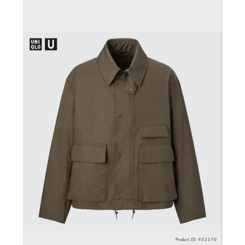 UNIQLO U UTILITY SHORT BLOUSON JACKET BOXY