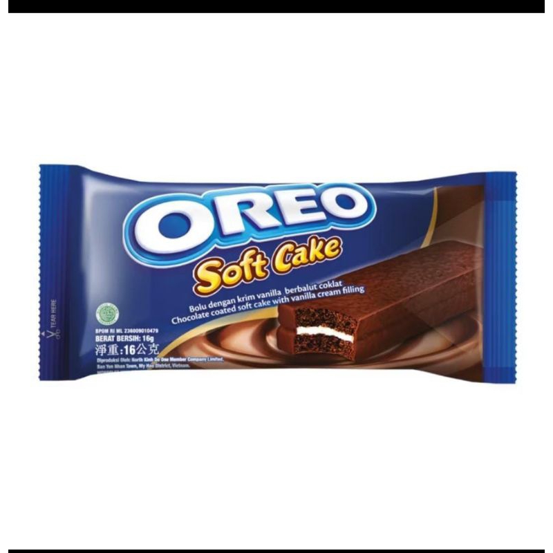 

5 PCS OREO COKELAT SOFT CAKE 16 GR X 5