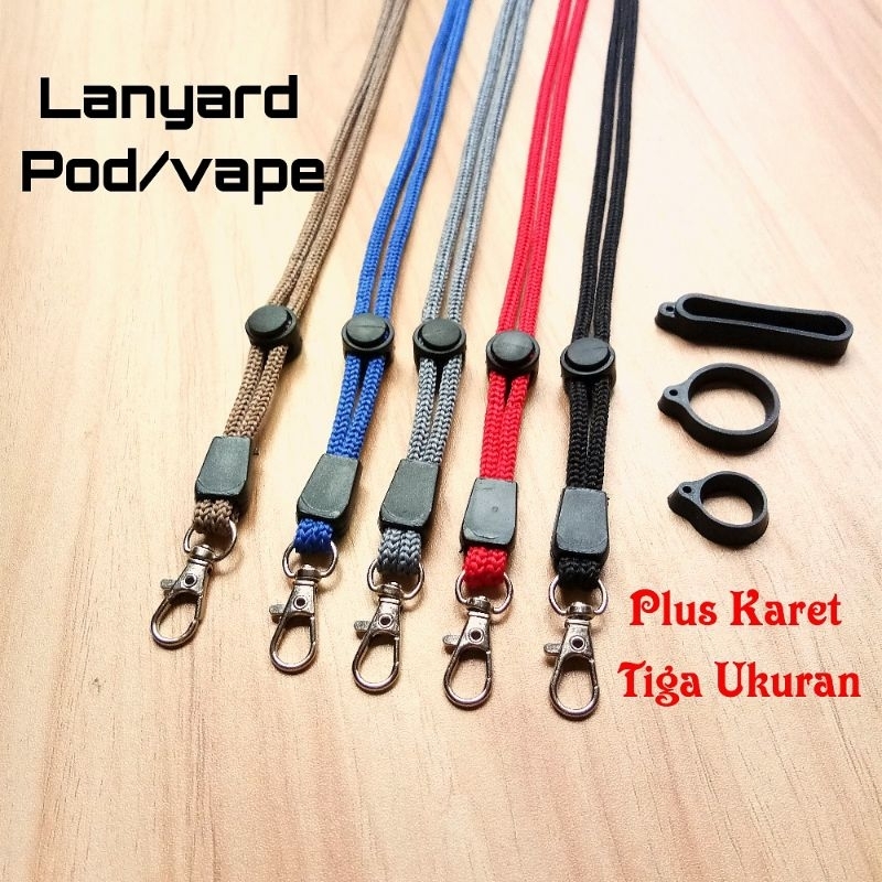 

Tali Gantungan Podz Lanyard Hp Id Card Name Tag Dll Plus O Ring 3 Ukuran