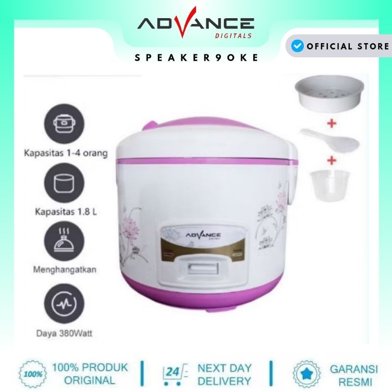 ADVANCE G-20 Rice Cooker 1.2 Liter / Penanak nasi advance