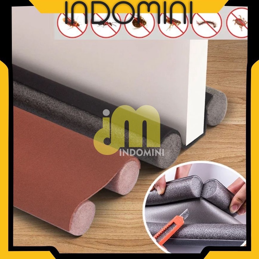 Klik Pesan INDOMINI Busa Penutup Celah Bawah Pintu Bawah Penghalang Debu R86