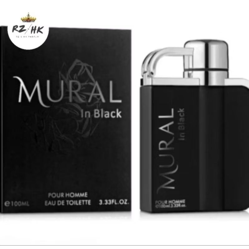 Parfum Pria Mural In Black Pour Homme - Mural De Ruitz Original